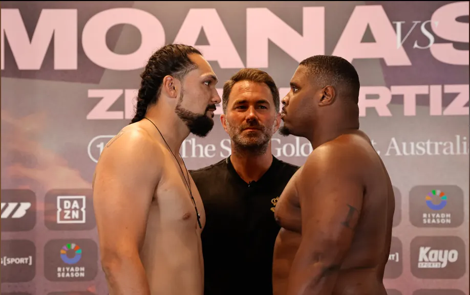 Teremoana and DeAndre Savage Weigh In Ahead of Their Australia Showdown